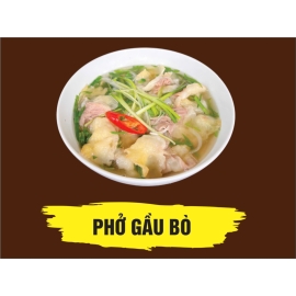 PHỞ GẦU BÒ