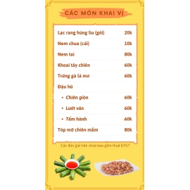 Thực Đơn Món Nhậu 12