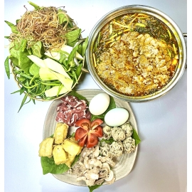 LẨU RIÊU CUA BẮP BÒ