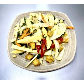 MĂNG XÀO TÓP MỠ