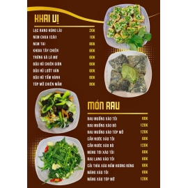 Thực Đơn Món Nhậu 11