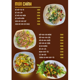 Thực Đơn Món Nhậu 9