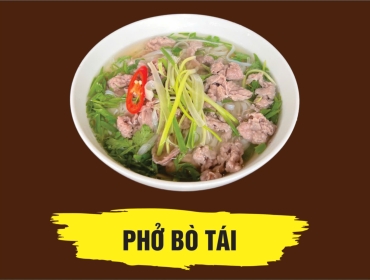 PHỞ BÒ TÁI