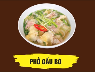 PHỞ GẦU BÒ