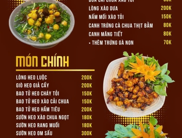 Thực Đơn Món Nhậu 10