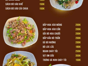 Thực Đơn Món Nhậu 9
